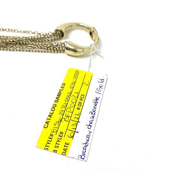 NWT Free People Broadway Chain Barette Hair Accessory Gold - Picture 4 of 7